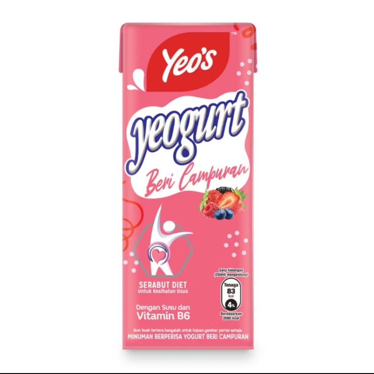 Yeos Yogurt Mixed Berries 250ml (35.50)